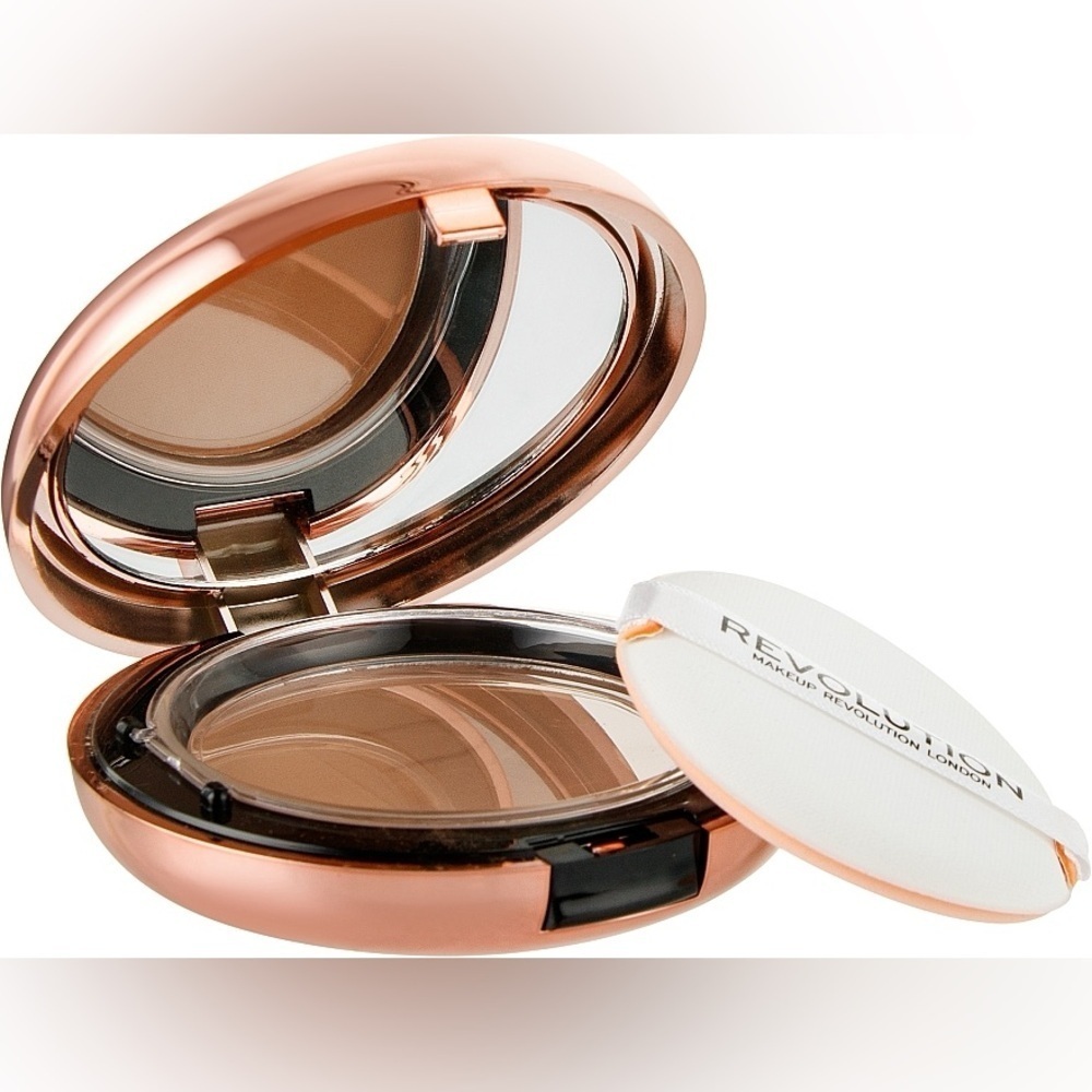 ❄️ Makeup Revolution | Satin Matte Powder Foundation Conceal & Define P14.7